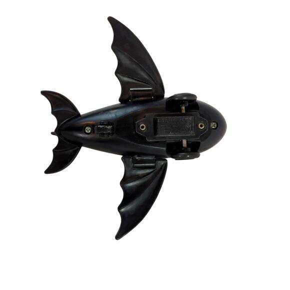 Batman 1975 Hong Kong Azrak Hamway Plastic Friction Batplane Toy DC Comics - Picture 6 of 8